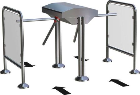 Двухпроходный двухштанговый турникет Gotschlich Dolomit Tandem 2-Arm (6DOT2ADB)