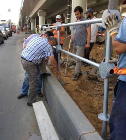 Столб концевой ОПП-42.2.01 для перильного ограждения Столб концевой ОПП-42.2.01 для перильного ограждения