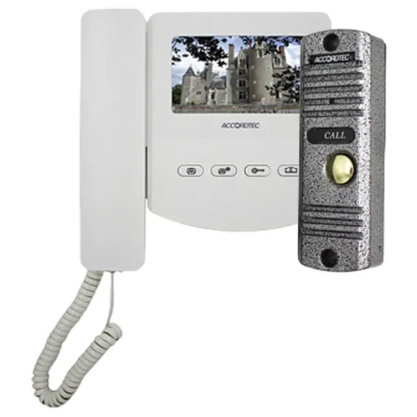 Комплект домофонии AccordTec AT-home4 WH-SL