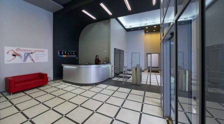 Турникет-трипод тумбовый PERCo-TTD-03.2G из окрашенной стали, темно-серый (с планками Антипаника)