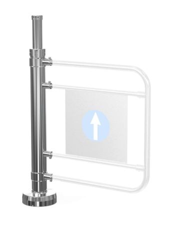 Калитка электромеханическая двухсторонняя Ростов-Дон К32М-230 ХРОМ (без дуги)