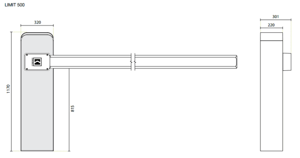 Автоматический шлагбаум Comunello Limit LT500KIT-5