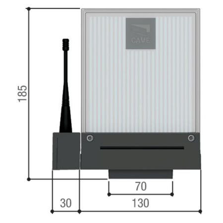 Лампа сигнальная (светодиодная) Came DD-1KB, 230/24 В, свет голубой