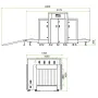 Рентгеновский интроскоп ZKTeco ZKX10080D с двумя проекциями, для багажа