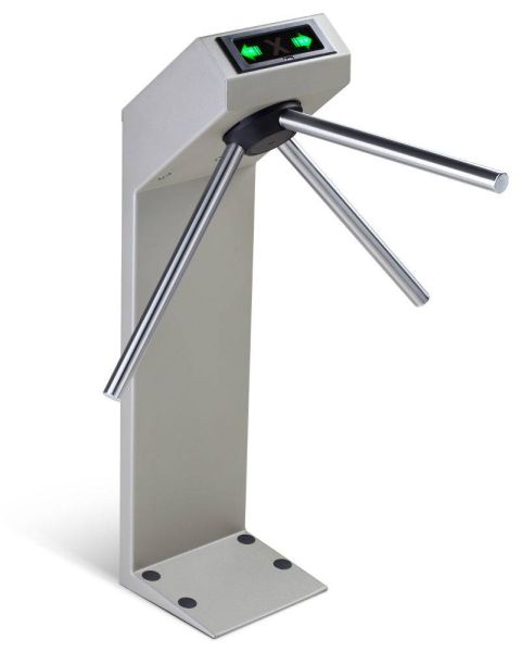 Турникет-трипод PERCo-TTR-04.1E из окршенной стали, черный с блестками (с планками)