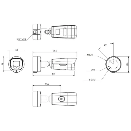 IP-видеокамера 5Мп RVi-2NCT5469 (5-60) моторизованная с обогревателем IP-видеокамера 5Мп RVi-2NCT5469 (5-60) моторизованная с обогревателем