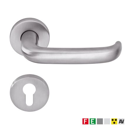 Комплект нажимных ручек dormakaba OGRO Premium 8100 для сплошных дверей