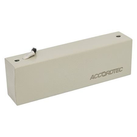 Электромагнитный замок AccordTec ML-300K с уголком, серый