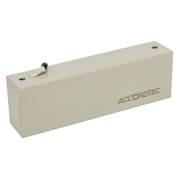 Электромагнитный замок AccordTec ML-300K с уголком, серый