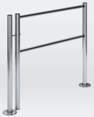 Ограждение полуростовое поворотное Oxgard L=1200, на ролике Ограждение полуростовое поворотное Oxgard L=1200, на ролике