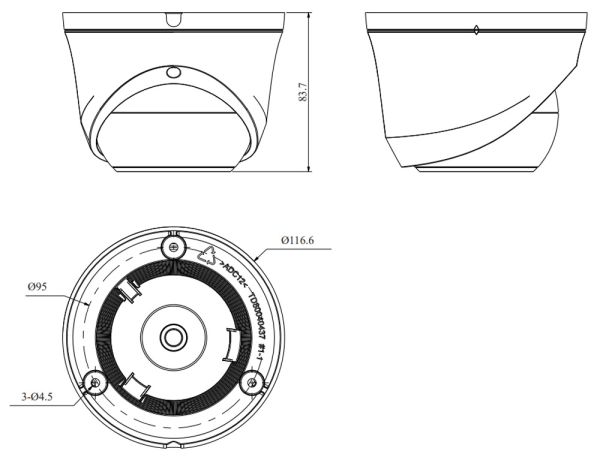 IP-видеокамера 4Мп RVi-1NCEL4156 (2.8) white