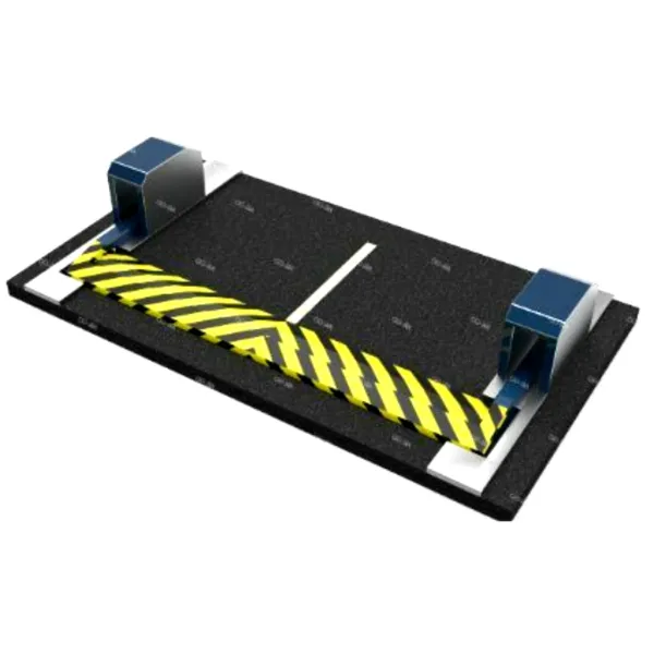 Противотаранный шлагбаум Тис, гидравлический, горизонтальный