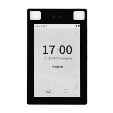 Антивандальный уличный терминал распознавания лиц ZKTeco ProFaceX [CH] (EM) с кронштейном крепления на турникет