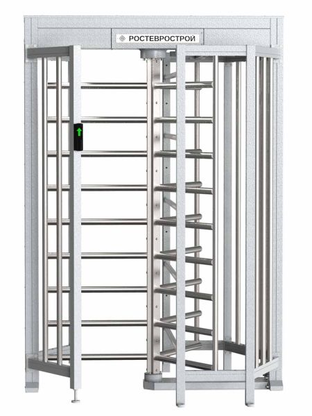 Турникет полноростовой Ростов-Дон ПР1/3М2-У уличный из окрашенной стали