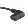 Кабель питания компьютера Hyperline PWC-IEC13A-SHM-1.8-BK, 10A, угловая вилка, 1.8м
