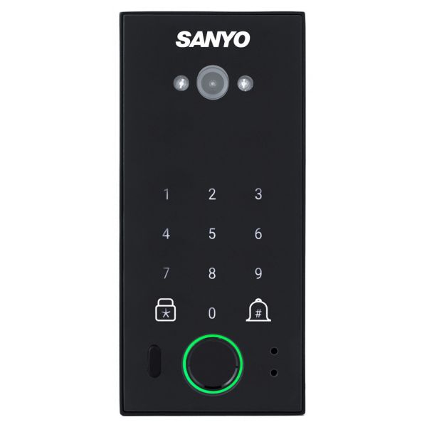 Электронный биометрический замок Sanyo D600 USmart Go с видеонаблюдением, ручка-кноб