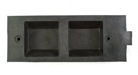 Делиниатор резиновый концевая часть КР-1,0-2 с выступом