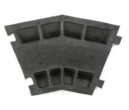 Кабель-канал резиновый ККР 2-12У (поворот на 45 град.)