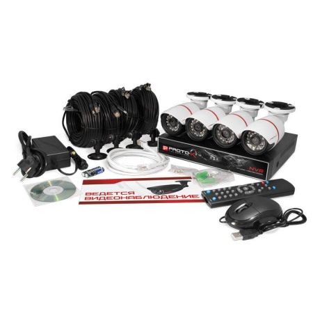 Комплект видеонаблюдения Proto-X Combo-IP 4W