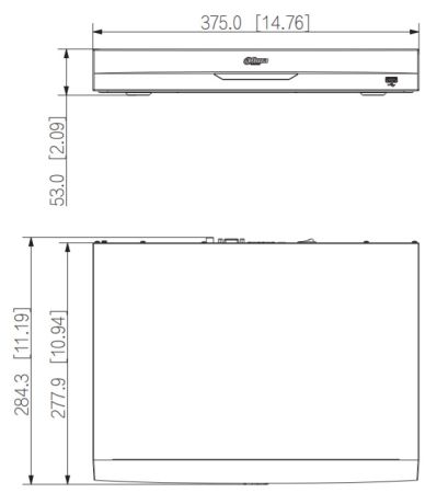 IP-видеорегистратор 8-канальный 4K 1U 8PoE WizSense Dahua DHI-NVR2208-8P-I
