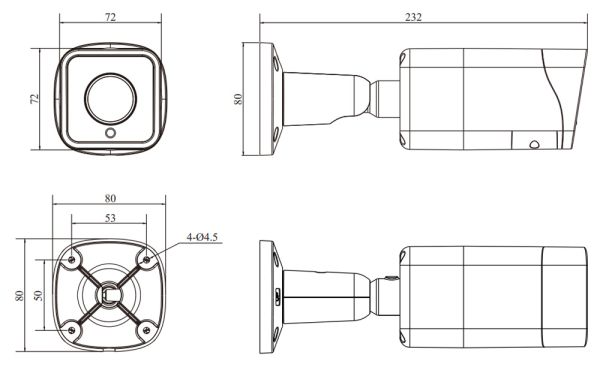 IP-видеокамера 2Мп RVi-2NCT2369 (2.7-13.5) RU с варифокальным объективом