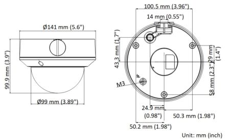 Антивандальная вариофокальная IP-камера 4Мп HiWatch DS-I458Z (2.8-12 мм)