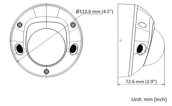 Миникупольная IP-видеокамера 8Мп HikVision DS-2CD2583G2-IS (2.8 мм), черная, с технологией AcuSense