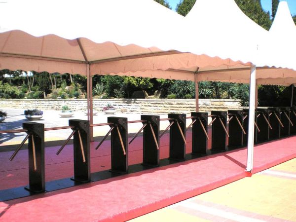 Турникет-трипод Ростов-Дон РД Т83М1 из окрашенной стали (без планок)