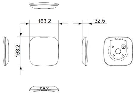 Ретранслятор беспроводного сигнала Dahua DHI-ARA43-W2(868)