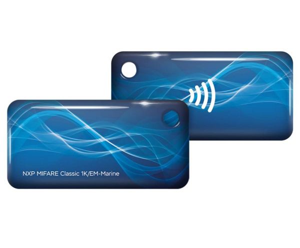 Брелок комбинированный EM-Marine + Mifare Ultralight EV1, UID 7 byte