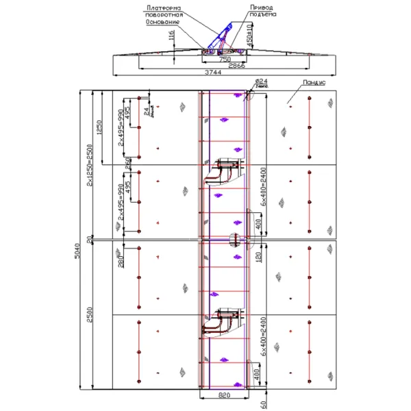 Дорожный блокиратор Silar ПЗП 5000 ГН гидравлический, накладной