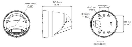 Купольная EyeBall IP-видеокамера 3Мп HikVision DS-2CD2H35FWD-IZS (2.8-12 мм)