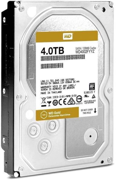 Жесткий диск Western Digital Gold WD4002FYYZ 4 ТБ