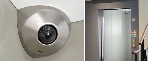 Угловая сетевая IP-видеокамера Axis P9106-V, матовая сталь