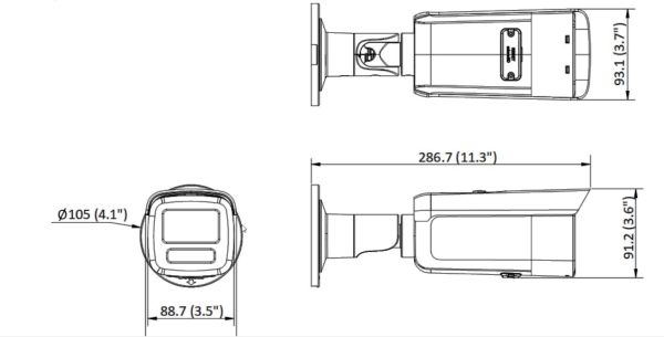 Уличная IP-видеокамера 4Мп HikVision DS-2CD2T47G2H-LI (4 мм) с технологиями ColorVu и AcuSense