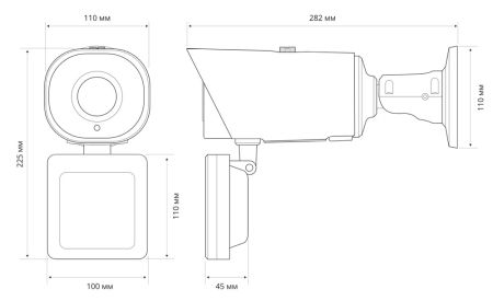 Интеллектуальная IP-видеокамера 4Мп Evidence Apix-4ZBullet/S4 LPR SL с распознаванием автомобильных номеров