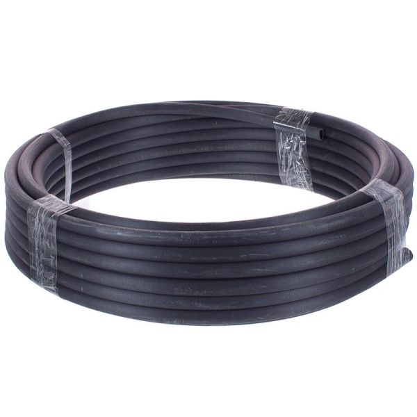 Труба гладкая жесткая ПНД D16 (чёрный), 25 м