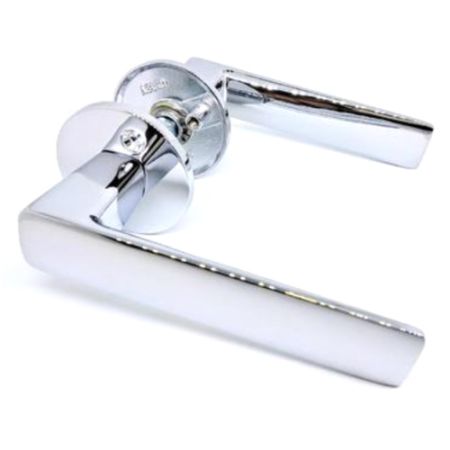 Ручка дверная Abloy Форум 4/007 Ms/CR, латунь хромированная