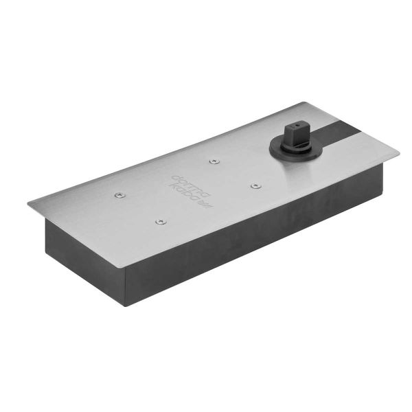 Доводчик напольный dormakaba BTS60, EN 3, 90˚, с крышкой, петлей и планкой