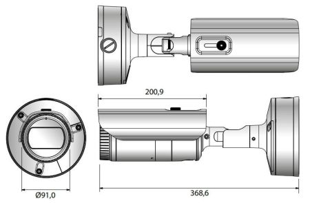 Антивандальная сетевая IP-видеокамера 2Мп Wisenet XNO-6080R (2.8-12мм) Антивандальная сетевая IP-видеокамера 2Мп Wisenet XNO-6080R (2.8-12мм)