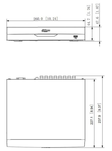 16-канальный HDCVI-видеорегистратор Dahua DH-XVR4116HS-I