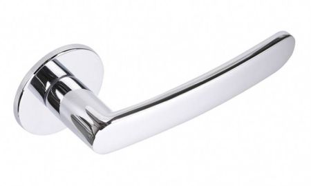 Ручка дверная Abloy Polar 6/002 Ms Cr (40-60 мм), латунь хромированная