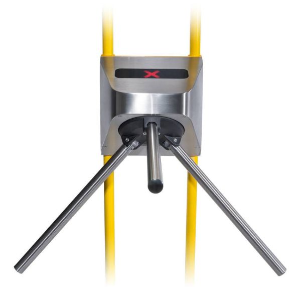 Турникет-трипод для транспорта PERCo-TTR-10AT из нержавеющей стали, с автоматическими планками Антипаника