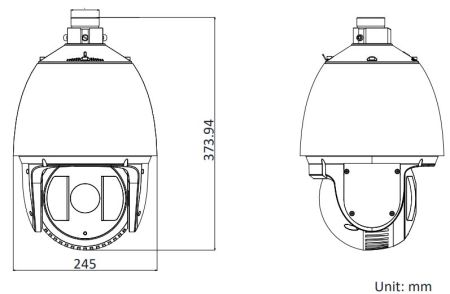 Скоростная уличная PTZ IP-камера 2Мп HikVision DS-2DF7225IX-AEL(T3) с алгоритмом Deep learning