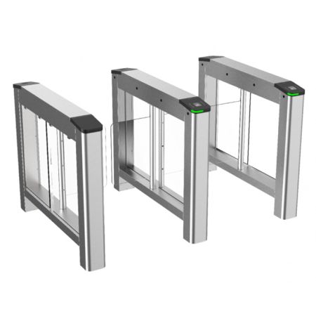 Боковой модуль распашного турникета HikVision DS-K3B220LX-L/Dp65 (левый), со створкой Боковой модуль распашного турникета HikVision DS-K3B220LX-L/Dp65 (левый), со створкой