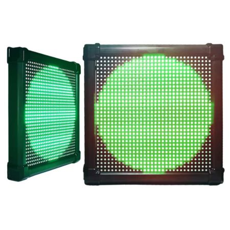 Светодиодный односекционный светофор Инфопаркинг ИС-3/1Q6/24 MATRIX (ИС-3/24 MATRIX), 200 мм