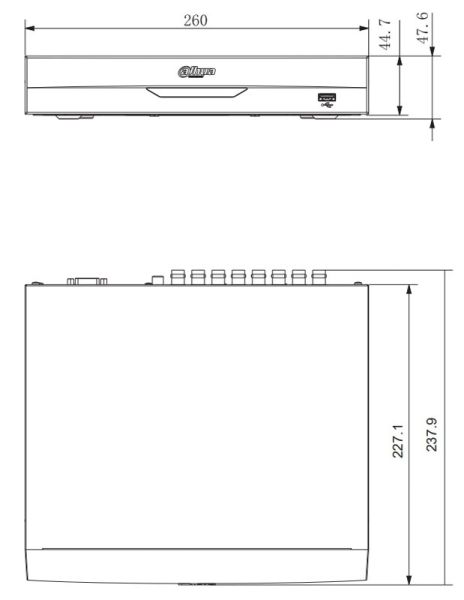 16-канальный HDCVI-видеорегистратор Dahua DH-XVR5116HS-I3 с распознаванием лиц