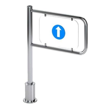 Механическая уличная односторонняя калитка с пружинным возвратом Oxgard К-11A (правая), L=800 мм