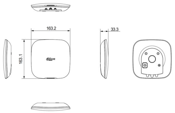 Контроллер охранной сигнализации Dahua DHI-ARC3000H-W2(868)