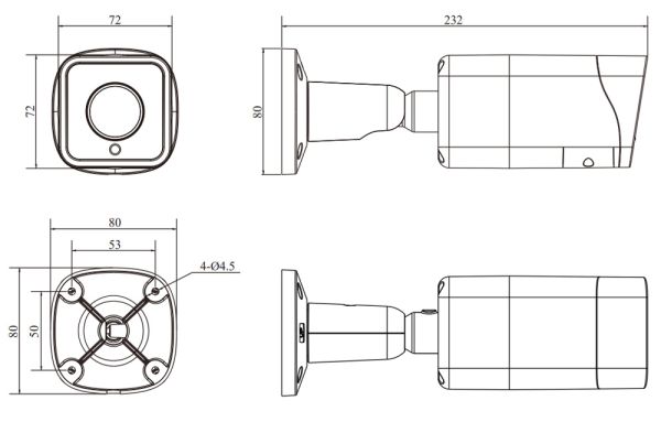 IP-видеокамера 5Мп RVi-2NCT5369 (2.7-13.5) RU с варифокальным объективом